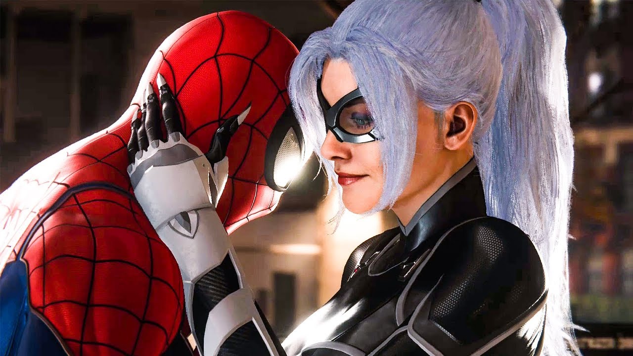 spider-man-ps4-all-black-cat-scenes-dlc-youtube