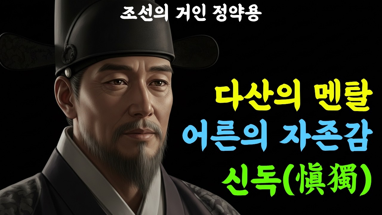 [제4화] 정약용의 자존감: 다산 정약용이 18년 유배기간을 버티게 한 단어ㅣ'신독(愼獨)', 멘탈관리의 무서운 힘