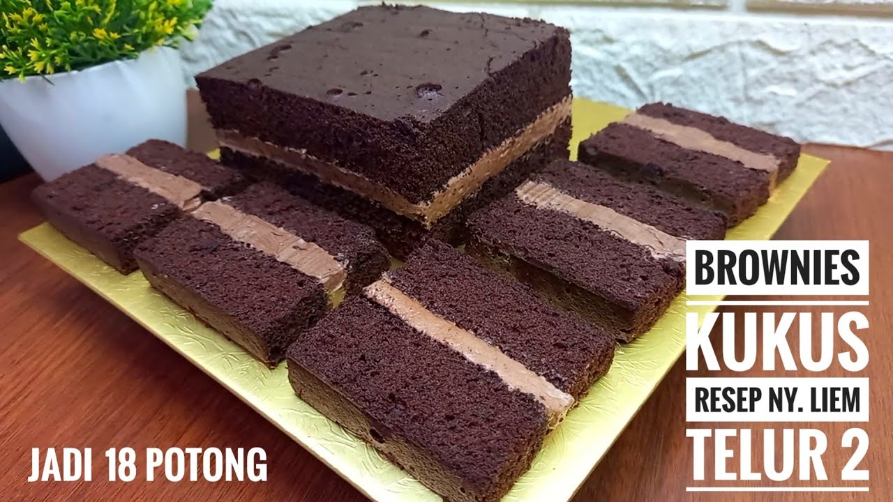 Brownies kukus resep ny. Liem Telur 2 YouTube