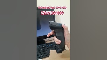 Zebra DS4608 (DS4608-SR) - Máy quét mã vạch 2D có dây hiện đại, bền chắc, hiệu quả cao