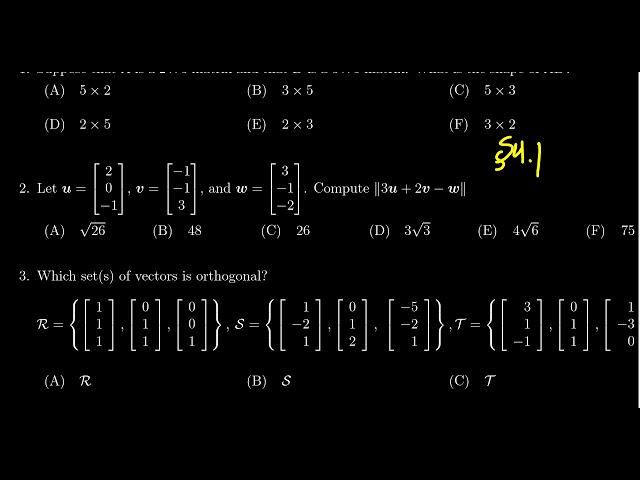 Math 2270 - Exam 2 Review - YouTube