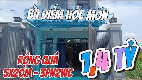 Nhỉnh 1 tỷ Cần nhà rộng rãi 5x20m thì đừng bỏ qua nhà này I Bán nhà Hóc Môn sổ hồng riêng 2025
