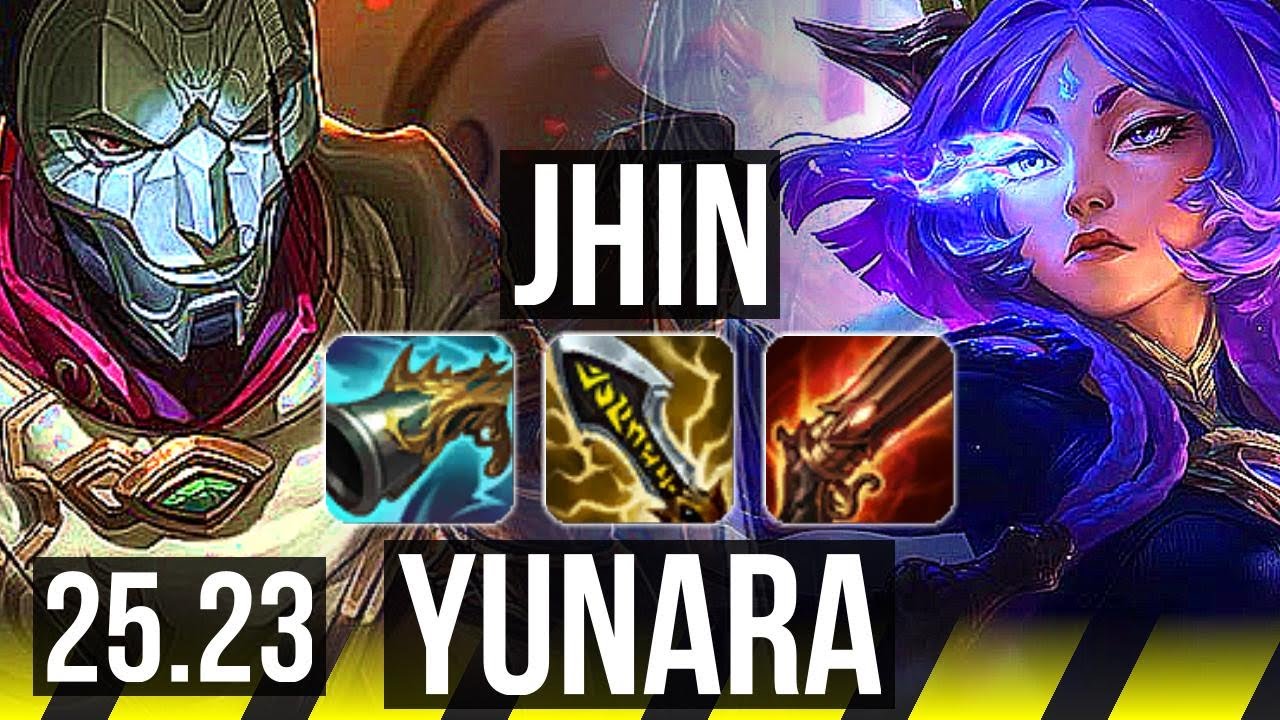 JHIN & Shaco vs YUNARA & Elise (ADC) | KR Master | 25.23