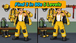 [Brain Training] Find 3 Differences in 90 Seconds! Test Your Observation Skills