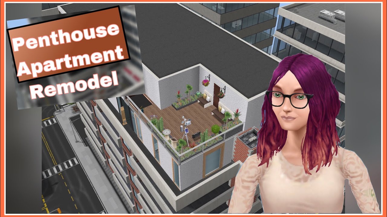Sims Freeplay ⚒⚙️ARCHITECT HOME Remodel Penthouse Apartment 2 YouTube