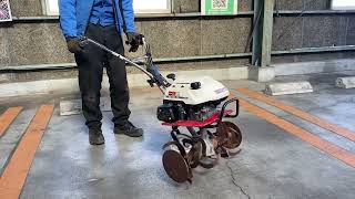 ホンダ こまめ 管理機 F210 耕運機 HONDA 【一番館東静岡店】 - YouTube