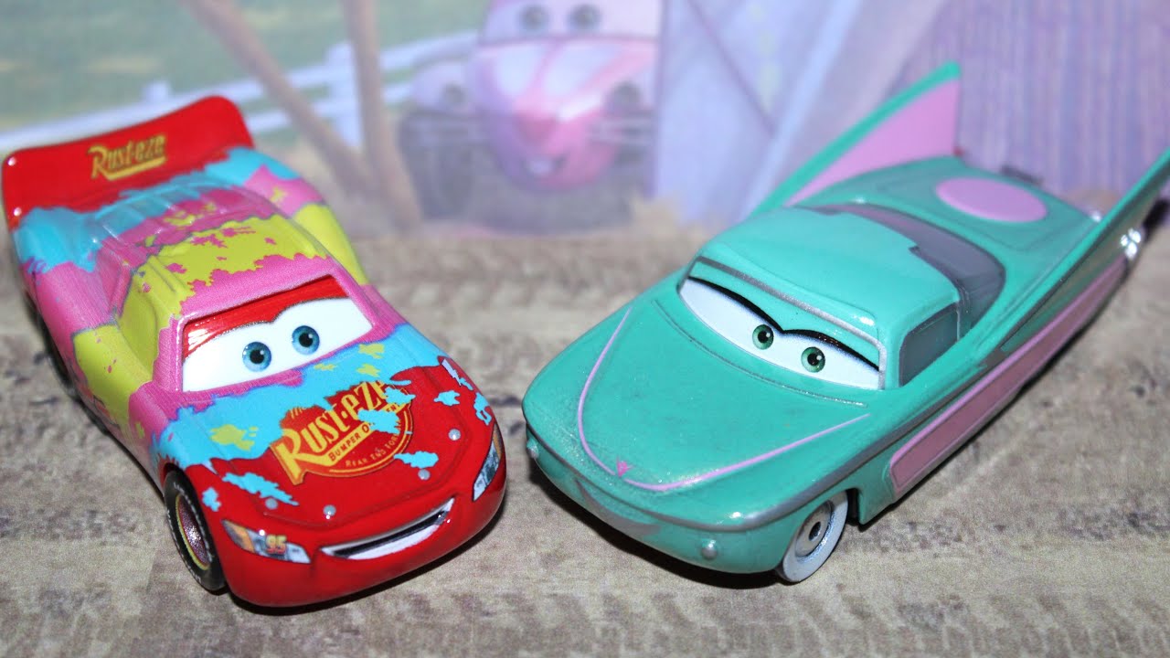 Lightning McQueen, Mater, Disney Pixar Cars Aufnäher, Bügelbild