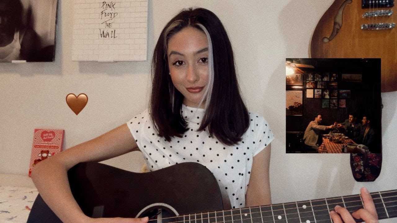 Jonas Brothers “Lucky” acoustic cover with my new guitar 🤍