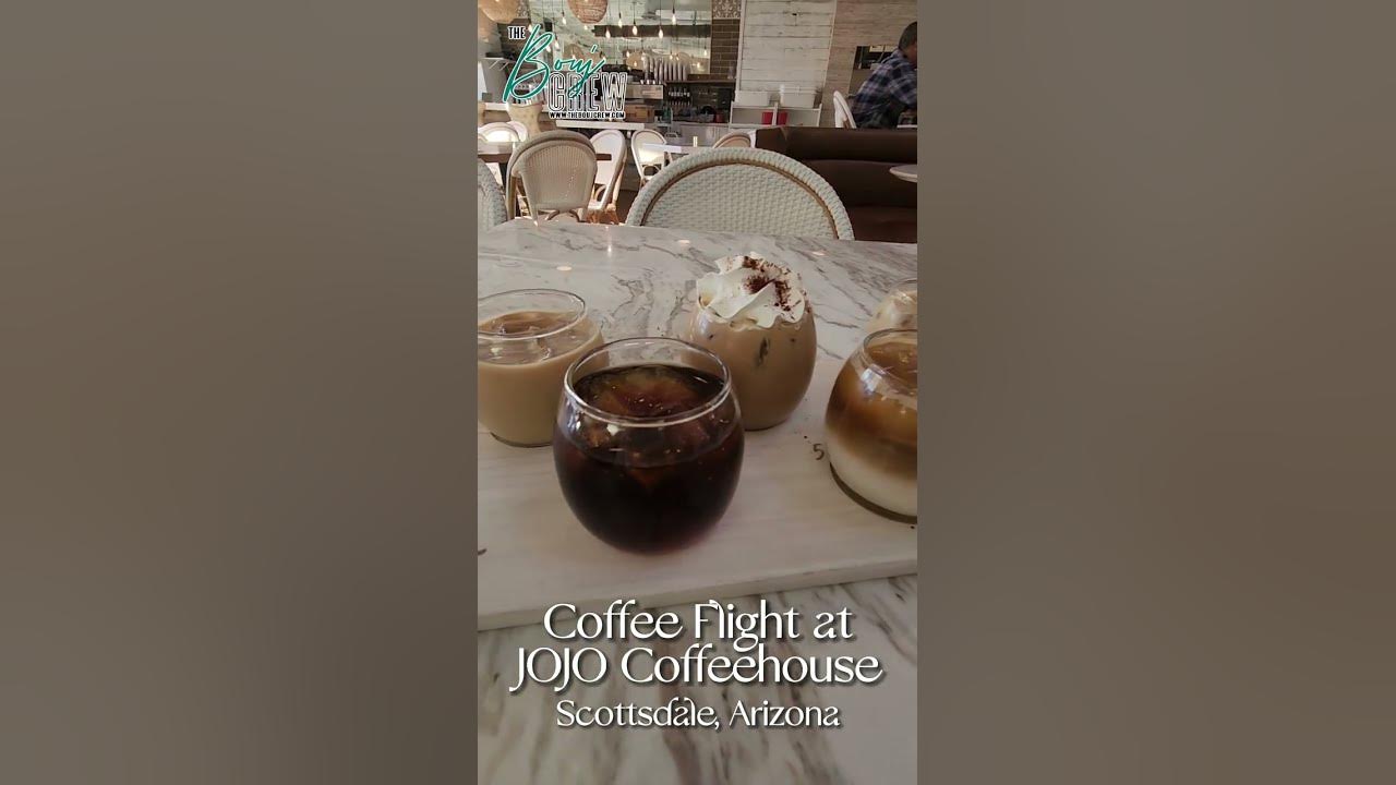 Coffee Flight at Jojo's Coffeehouse Scottsdale, Arizona YouTube