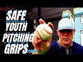 Safe and effective pitch grips for youth pitchers ages 9  14