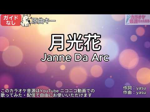 【ガイドなし】月光花／Janne Da Arc【カラオケ】