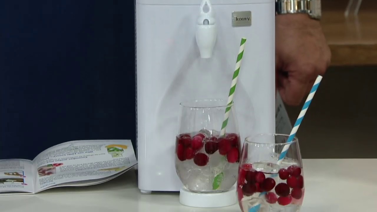 Little Luxury 1-Gallon Portable Mini Water Filter w/ (2) Filters on QVC