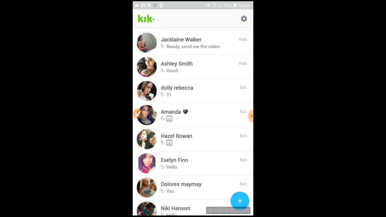 conocer mujeres kik