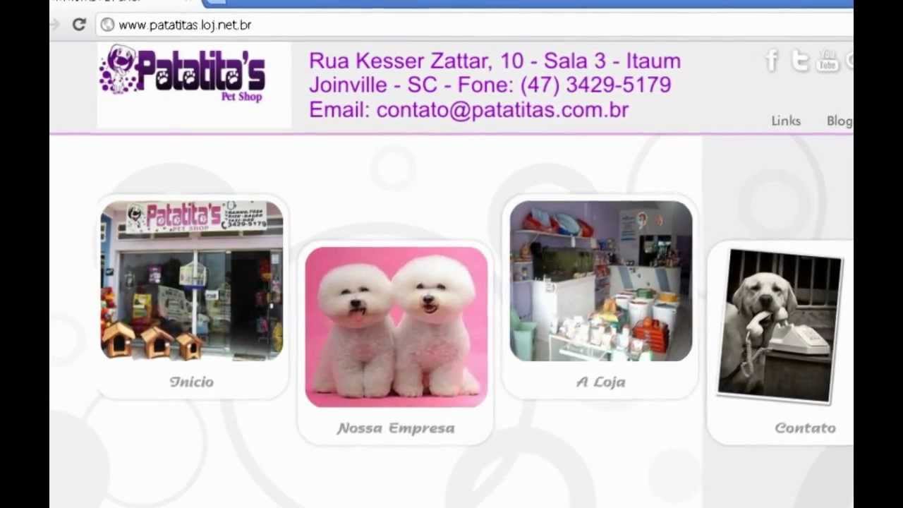 Joinville PATATITAS PET SHOP FONE 47 34295179.mp4 YouTube