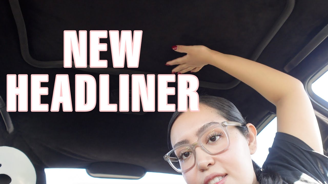 SWITCHING UP THE HEADLINER ON MY E46 YouTube