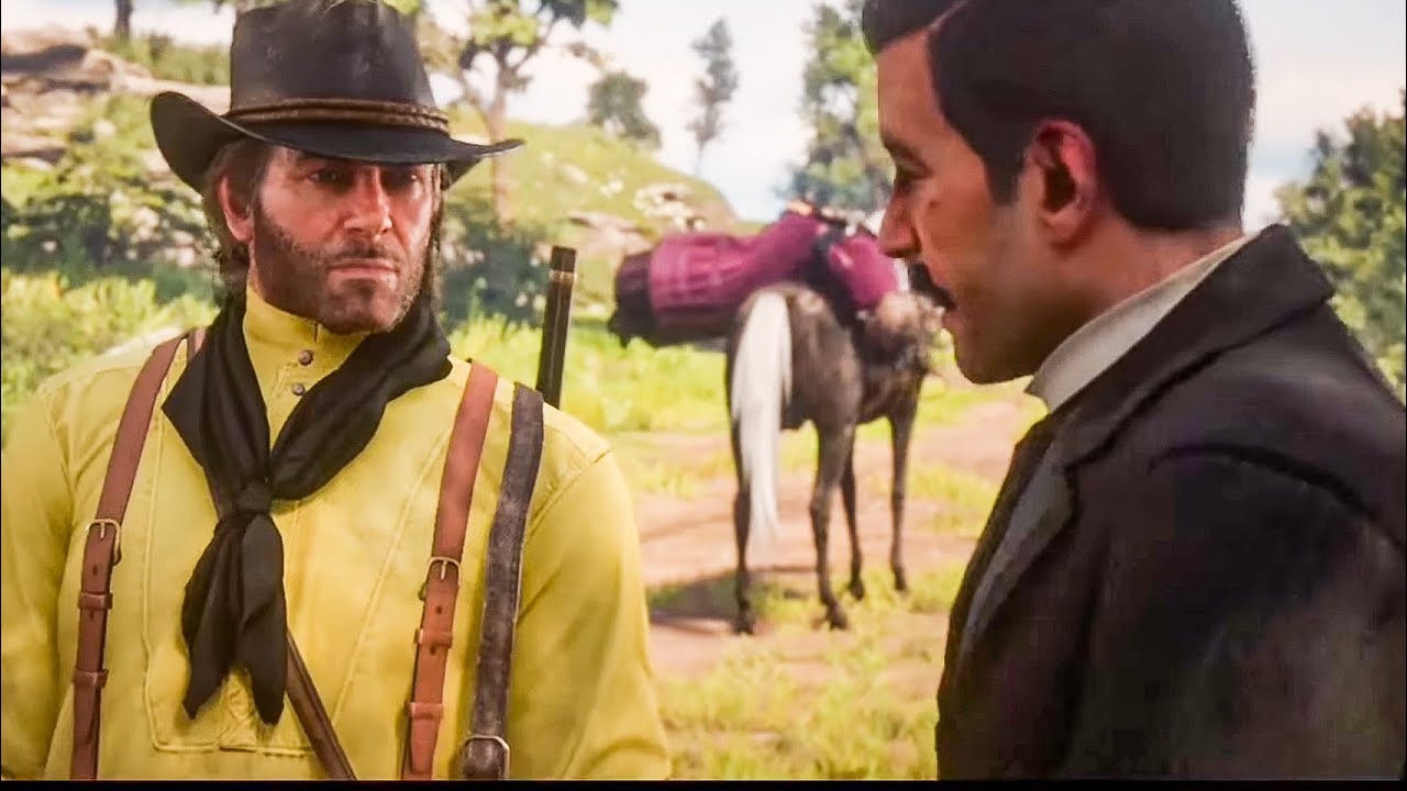 Stowed Singing Lady Stayed in the Cutscene with Arthur and Trelawny ...