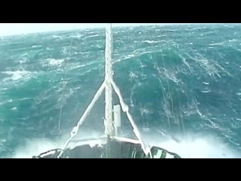 cruise ship rogue wave video