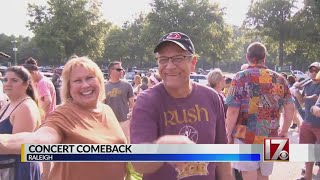 Nearly 20,000 fans gather as Raleigh venue opens for 1st time in 18+ months