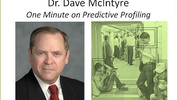 Dr. Dave McIntyre Describes Predictive Profiling as a Methodology for Proactive Security