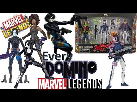 Every Marvel Legends Domino Comparison List 2-pack 3-pack