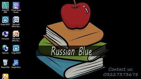How to Hide or show a hidden folder in windows 7 by Russian Blue Academy
