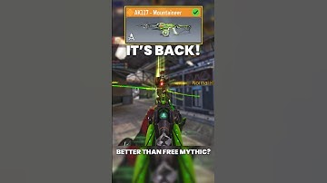 AK117 Mountaineer is back #codm