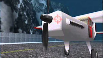N64 Goldeneye - Demonstration blowing up plane during its animation