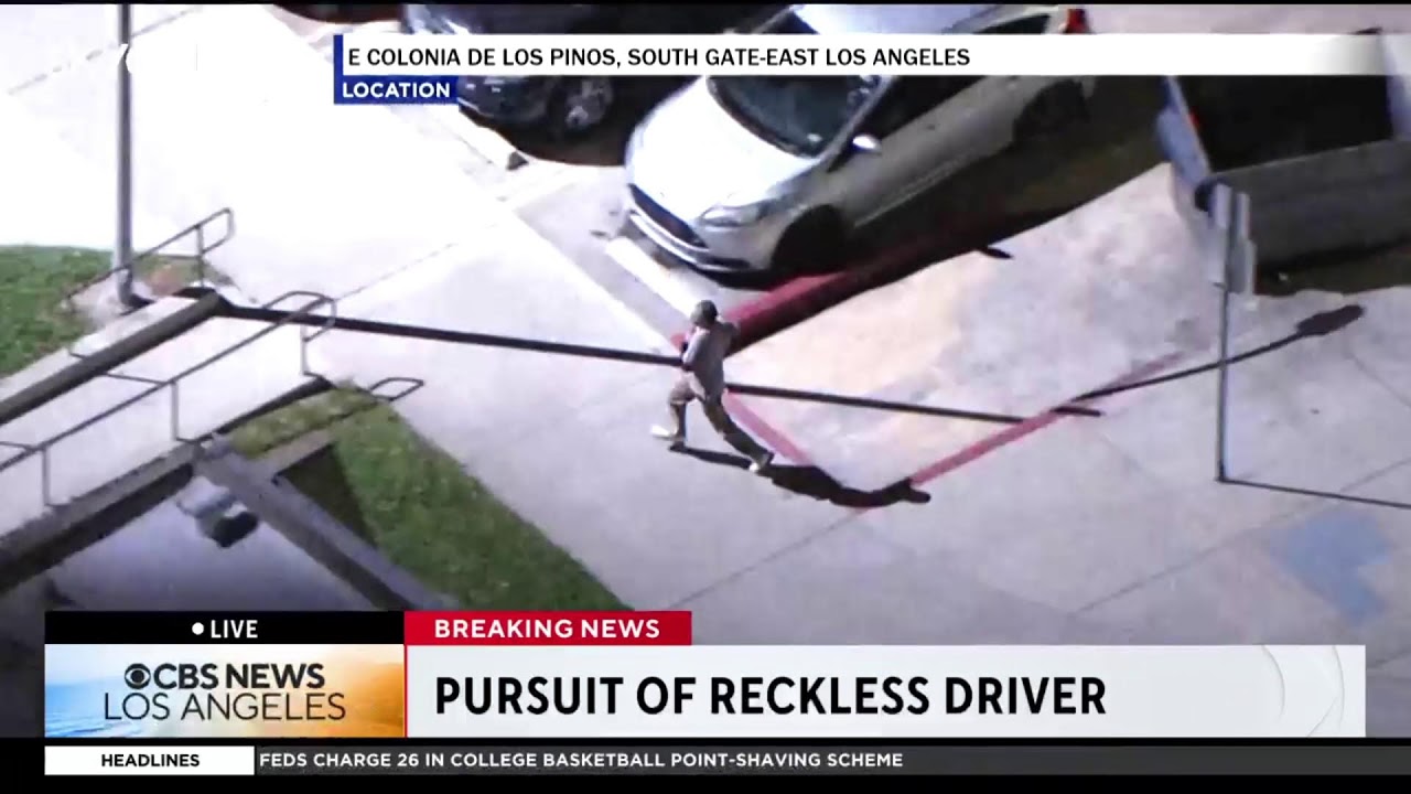 Live Police Chase in L.A