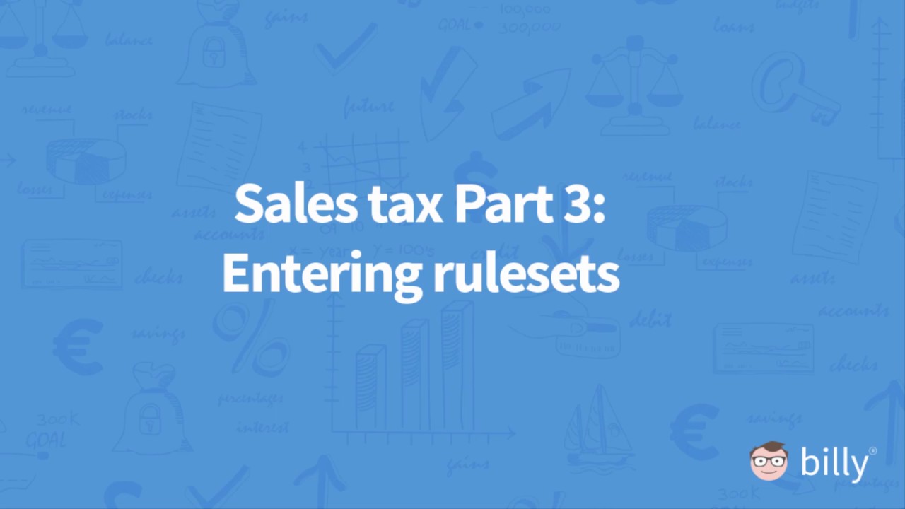 Sales Tax Report | Billy Accounting Software