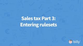 Sales Tax Report | Billy Accounting Software