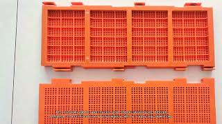 Good quality PU coated wire screen Aggregate,polyurethane screen plate