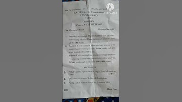 jammu University b.a sem 6th political science question paper CBCS