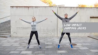 Modified "No Jump" Jumping Jacks (Low Impact)