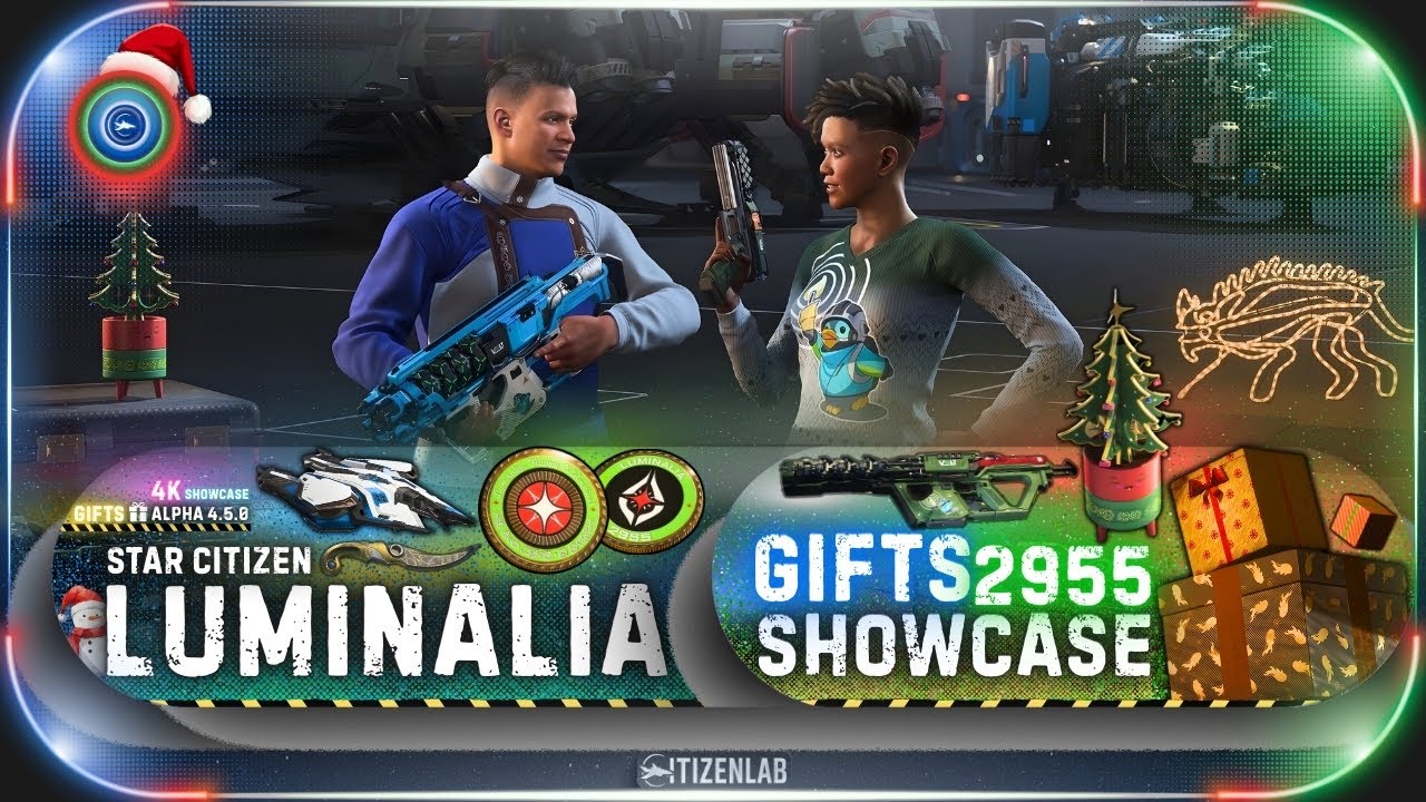 Star Citizen Luminalia 2955 Every Gift & Reward Showcase 🎁 
