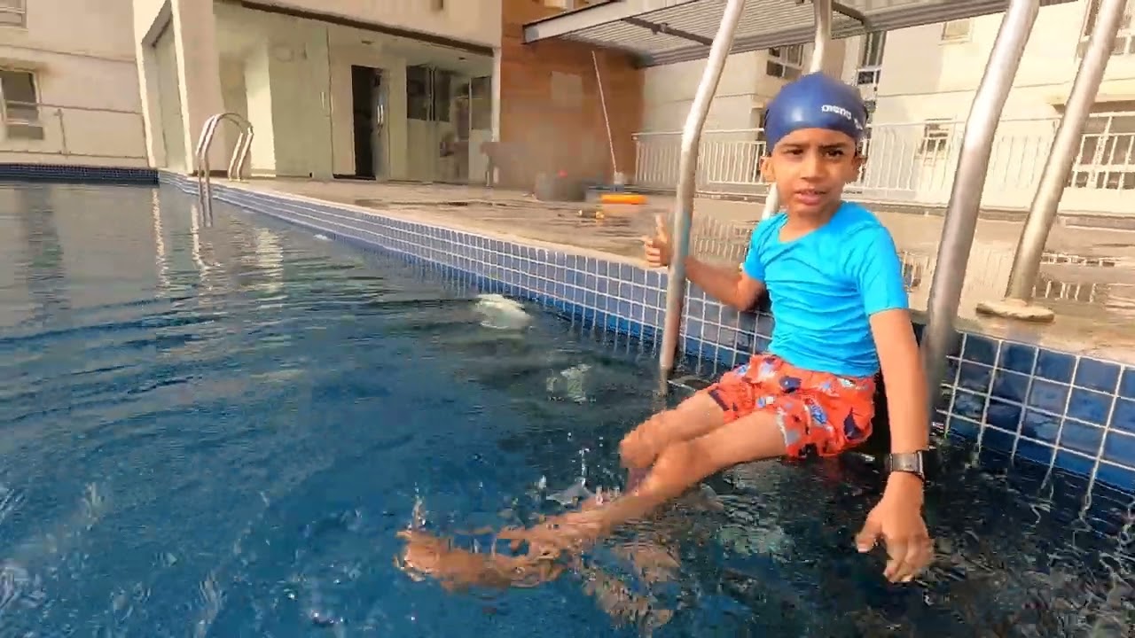 Abhiram telling basic rules of swimming part1 youtube