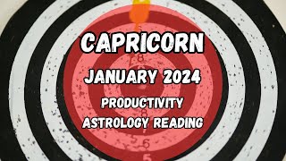 CAPRICORN JANUARY 2024 - What You Need to Know about January 2024 #ReleaseIT