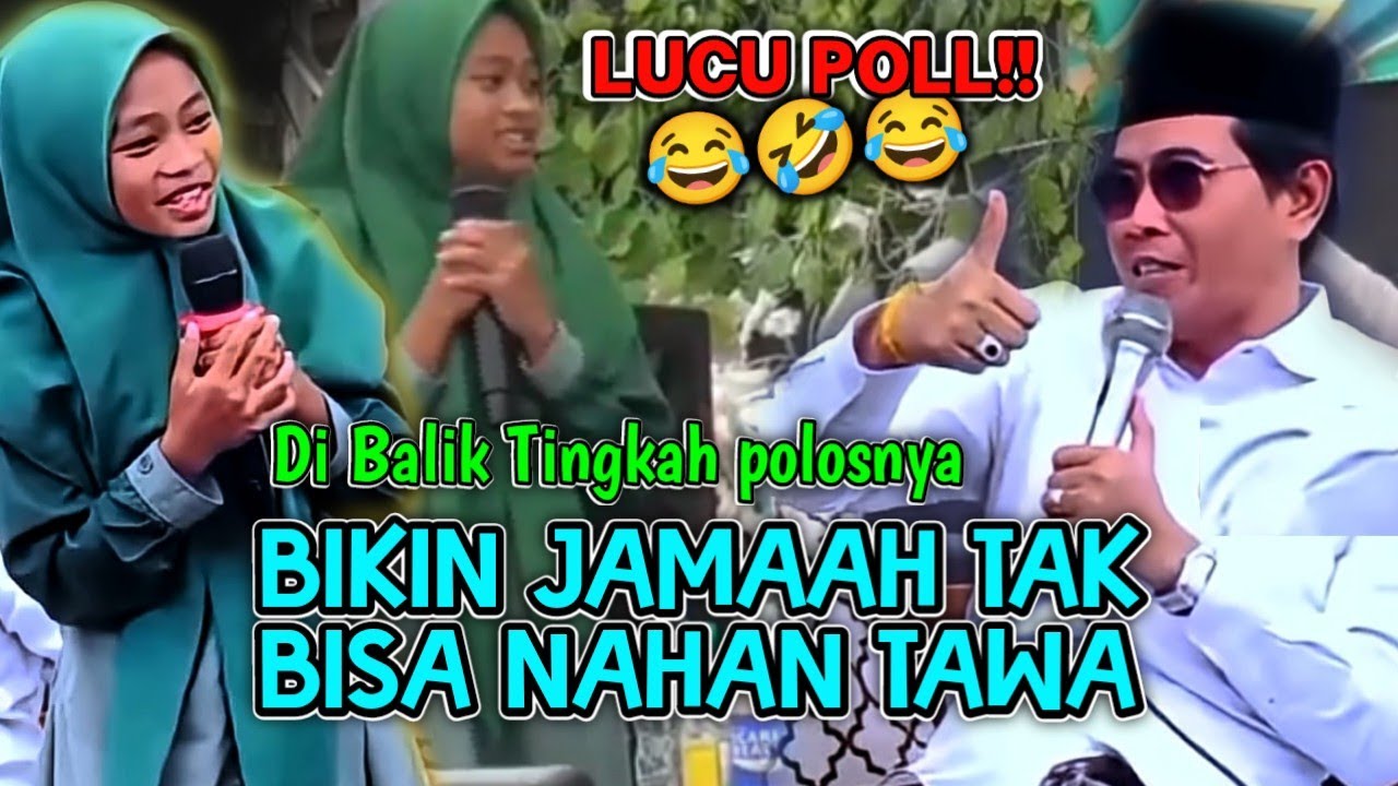 Abah Anza sangat menikmati kelucuan tingkah polos bocah ini