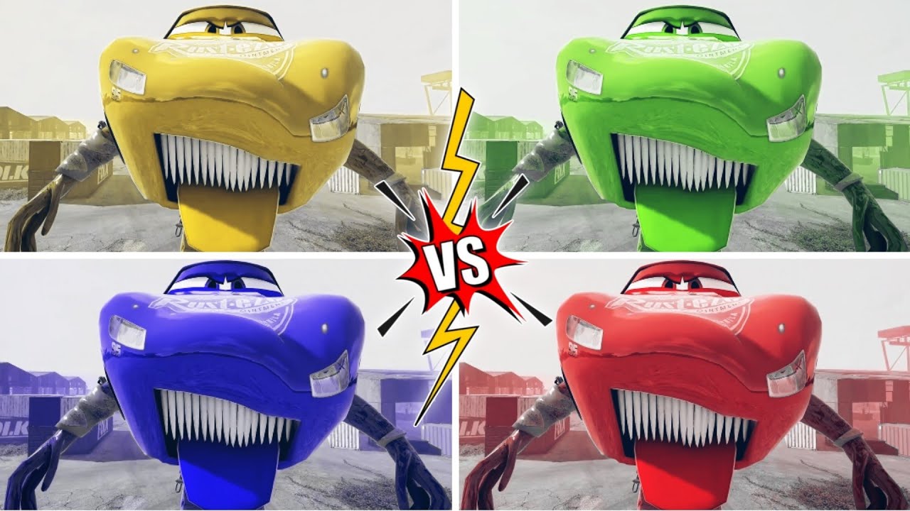 🚂👹McQueen MONSTER COFFIN DANCE 🎶Tiles hop EDM Rush