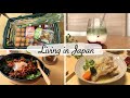 japan vlog | routine of resetting my kitchen, bibimbap lunch and strawberry matcha latte