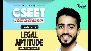 CSEET Legal Aptitude | Law of Torts (Lecture 8) | CSEET Nov 21 FREE Batch | Adv Chirag Chotrani