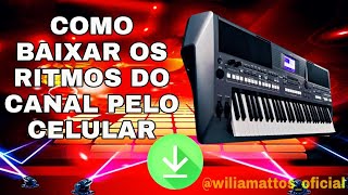 COMO BAIXAR OS RITMOS DO CANAL PELO CELULAR E RENOMEAR PARA PEGAR NO TECLADO screenshot 2