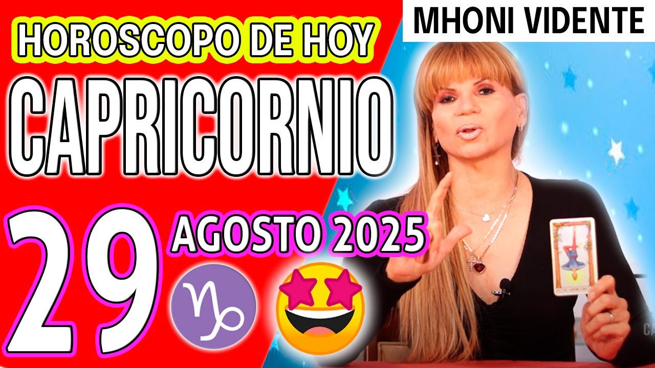 CAPRICORNIO ♑TE LLEGA UNA IMPORTANTE SUMA DE DINERO🤑HOROSCOPO De Hoy 29 ...