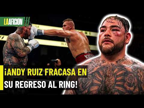 He was booed! Andy Ruiz had a disappointing return against Damian Knyba