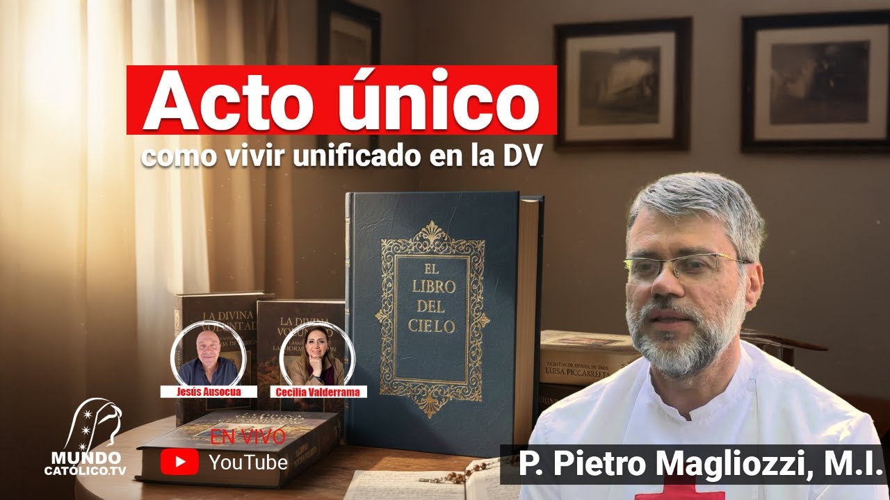 Acto único como vivir unificado en la DV con el P. Pietro Magliozzi.