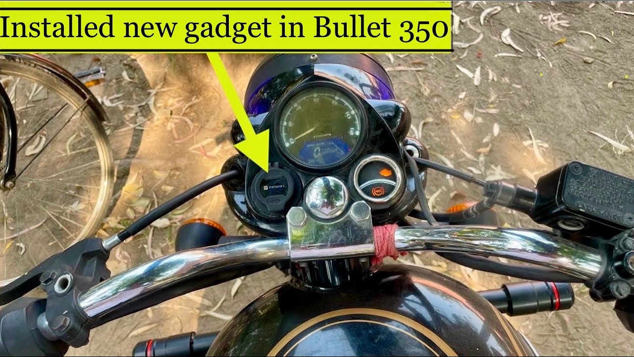 Bullet 350 main install kiya new gadget || Bullet Modification ...