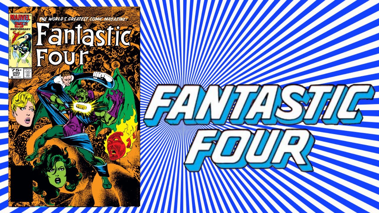 FANTASTIC FOUR - JOHN BYRNE -MARVEL Comic Book Covers REVEAL - Issue 290, 292, 293, 294 & 295