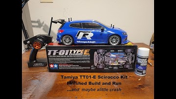 Tamiya TT01-E Scirocco Build and First Run