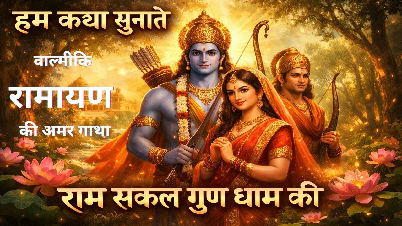 रामायण कथा | श्रीराम लीलाएँ | सीता माता, लव–कुश और रघुकुल की दिव्य कथा | Bhakti Ram Katha 