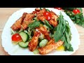 Очень лёгкий салат с Руколой, нежной Курицей и вкусным соусом! Быстро готовится, вся семья довольна!