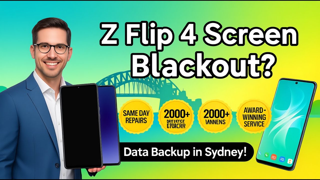 Galaxy Z Flip 4 Screen Blackout? Backup Your Data in Sydney This Spring